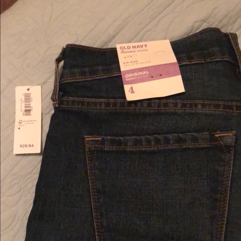 Old Navy size 4 Mid Rise Jeans